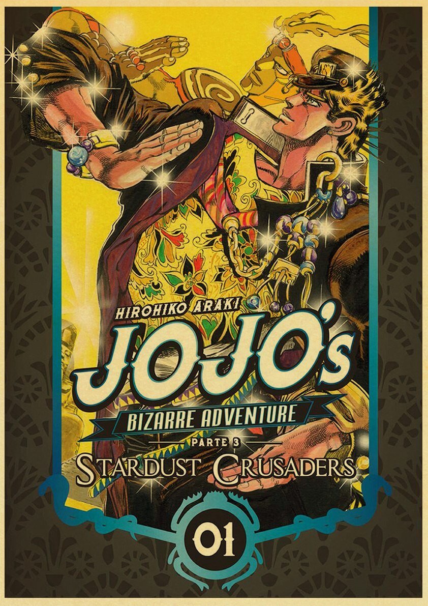 Poster JOJO Jotaro Vol. 1 Part. 3 JJFR2008 30x21 cm Official JoJo's Bizarre Adventure Merch