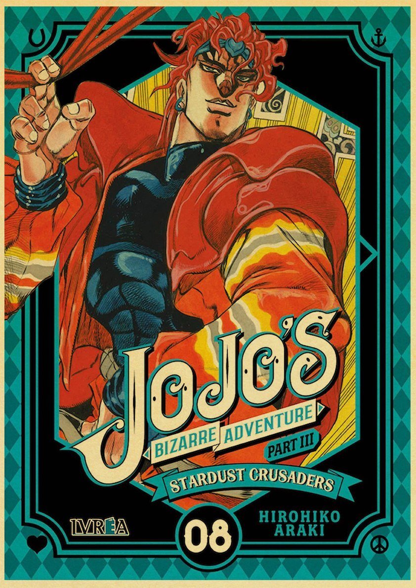 Poster JOJO Dio Vol.8 Part. 3 JJFR2008 30x21 cm Official JoJo's Bizarre Adventure Merch
