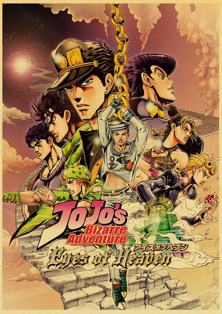 Poster JOJO Eyes Of Heaven JJFR2008 30x21 cm Official JoJo's Bizarre Adventure Merch