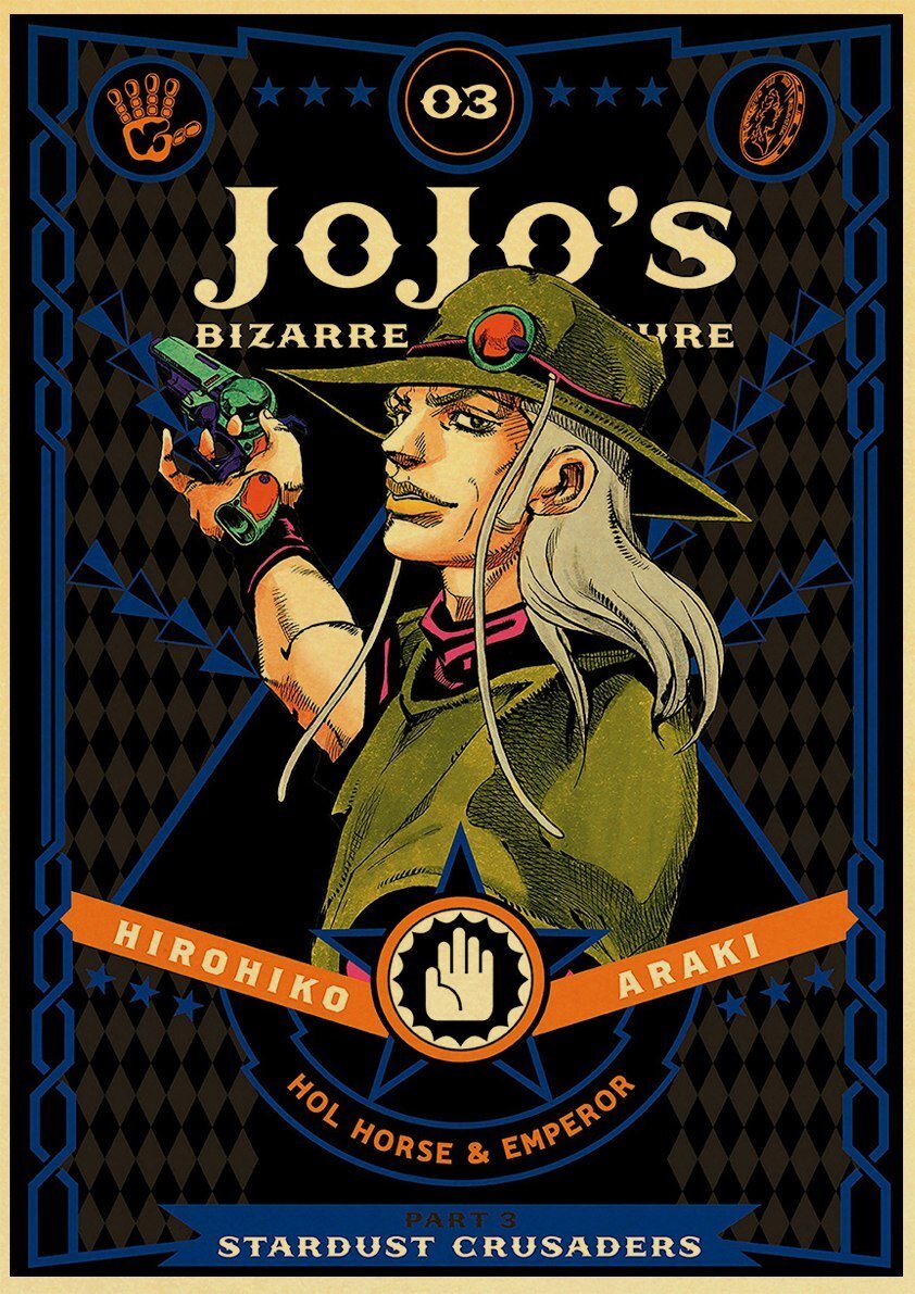 Poster JOJO HOL HORSE & EMPEROR JJFR2008 30x21 cm Official JoJo's Bizarre Adventure Merch