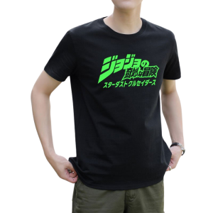 JJBA T-Shirts - JJBA T-Shirt JJBA Kanji Logo (Fluorescent) JJFR2008