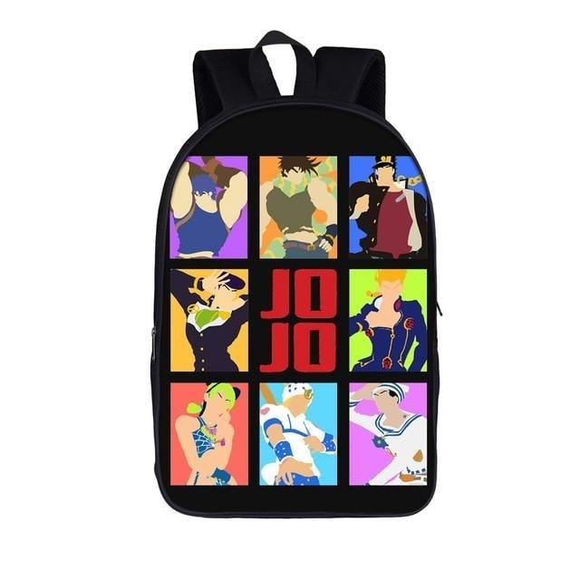 Sac à dos JOJO Joestar Family JJFR2008 Tiêu đề mặc định Chính thức JoJo & #039; s Bizarre Adventure Merch