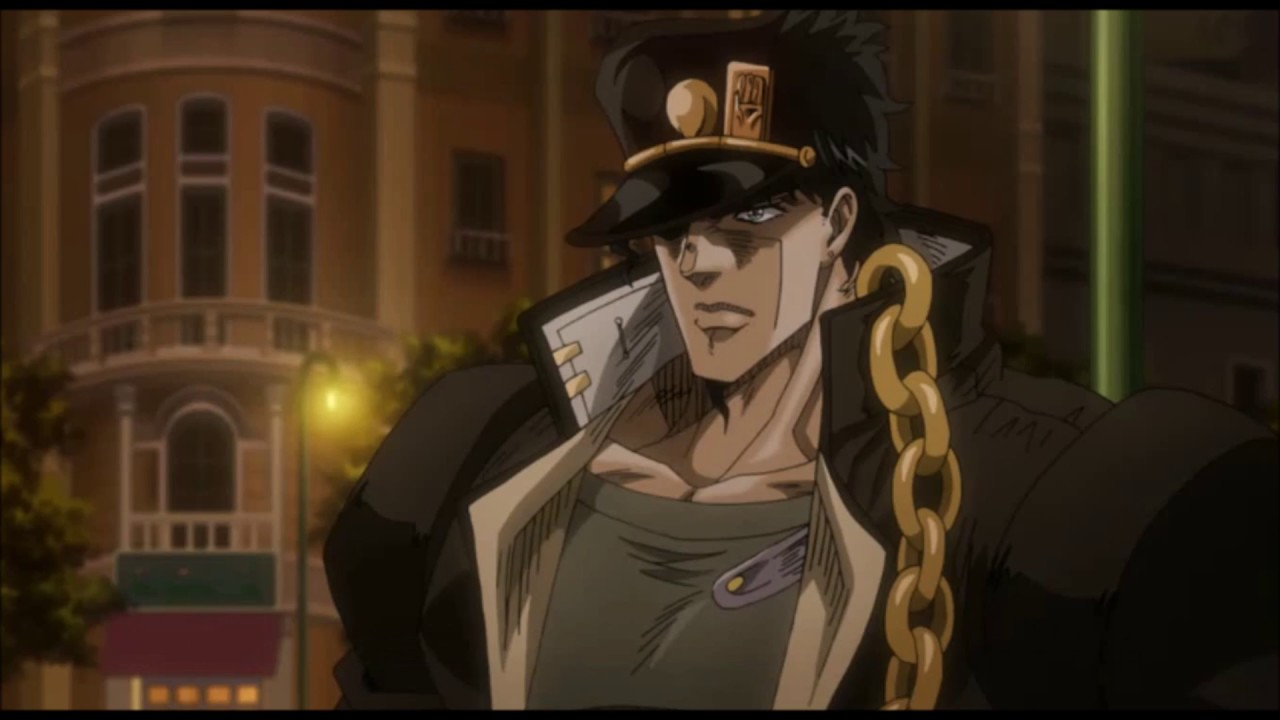 jotaro vs dio (part 1) - YouTube