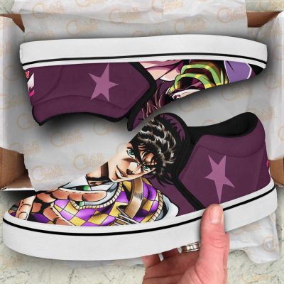 JJBA JoJo’s Bizarre Adventure Joseph Joestar Slip-On shoes