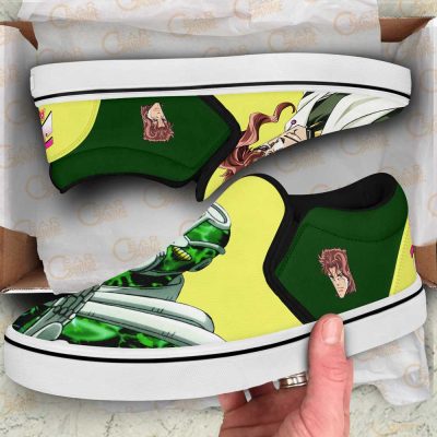 JJBA Noriaki Kakyoin JoJo’s Bizarre Adventure Slip-On shoes