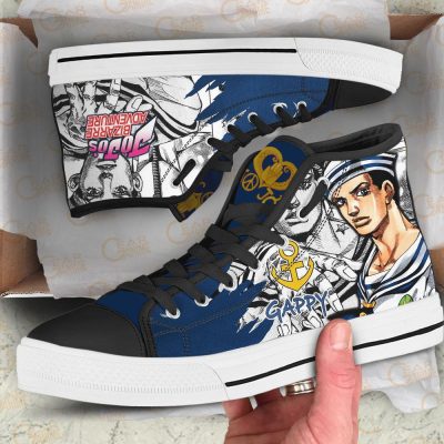 Best-loved JJBA JoJo’s Bizarre Adventure Josuke Higashikata High Top shoes