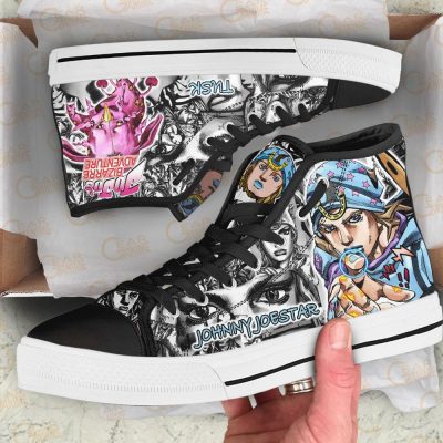 JJBA Johnny Joestar JoJo’s Bizarre Adventure High Top shoes