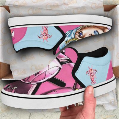 JJBA Johnny Joestar JoJo’s Bizarre Adventure Slip-On shoes