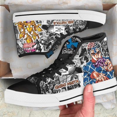 JJBA JoJo’s Bizarre Adventure Guido Mista High Top shoes