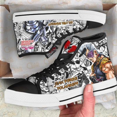 JJBA JoJo’s Bizarre Adventure Jean Pierre Polnareff High Top shoes