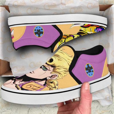 JJBA Giorno Giovanna JoJo’s Bizarre Adventure Slip-On shoes