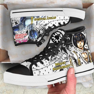 JJBA JoJo’s Bizarre Adventure Bruno Bucciarati High Top shoes