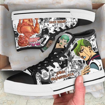 JJBA Jobin Higashikata JoJo’s Bizarre Adventure High Top shoes