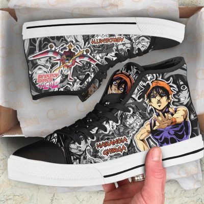 JJBA Narancia Ghirga JoJo’s Bizarre Adventure High Top shoes