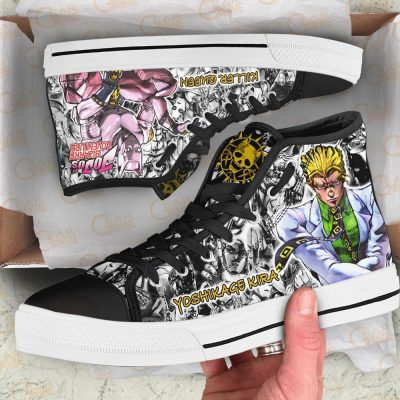 JJBA Yoshikage Kira JoJo’s Bizarre Adventure High Top shoes