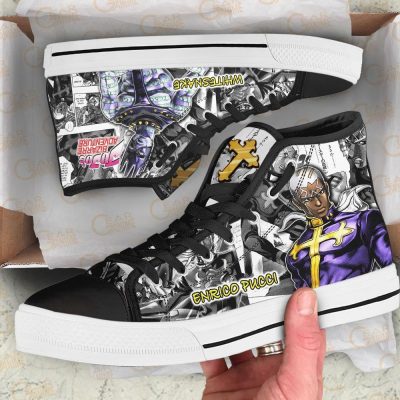 JJBA Enrico Pucci JoJo’s Bizarre Adventure High Top shoes