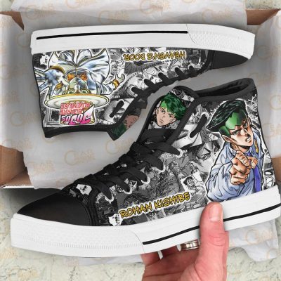 JJBA JoJo’s Bizarre Adventure Rohan Kishibe High Top shoes