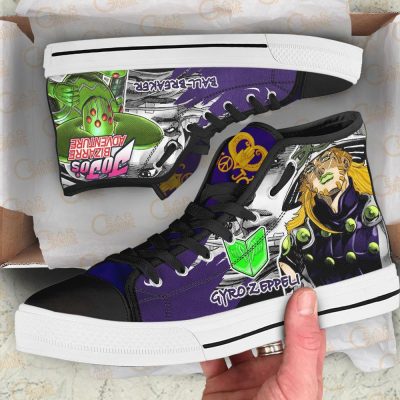 JJBA Gyro Zeppeli JoJo’s Bizarre Adventure High Top shoes
