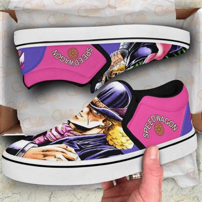 JJBA JoJo’s Bizarre Adventure Robert Speedwagon Slip-On shoes