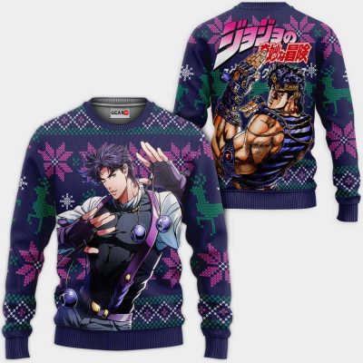 Jonathan Joestar Must Try JJBA Ugly Christmas Sweater