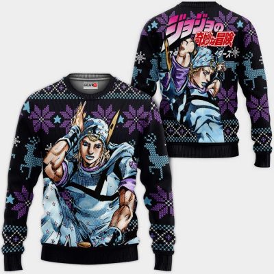 JJBA Johnny Joestar Ugly Christmas Sweater