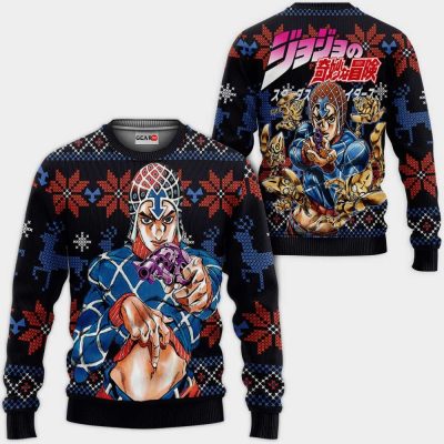 Guido Mista JJBA Ugly Christmas Sweater