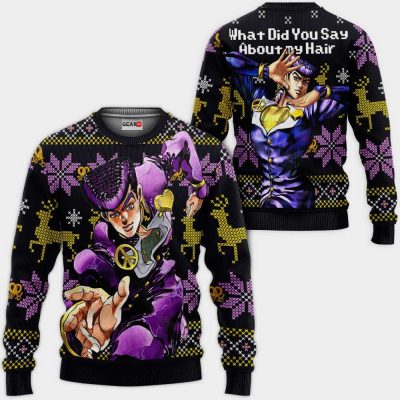 Josuke Higashikata Best Selling JJBA Ugly Christmas Sweater