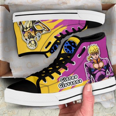 JJBA JoJo’s Bizarre Adventure Giorno Giovanna High Top shoes