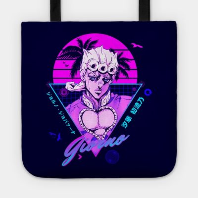 Jojo’s Bizarre Adventure Giorno Synthwave Tote
