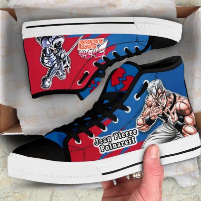 Chart-topper JJBA JoJo’s Bizarre Adventure Jean Pierre Polnareff High Top shoes