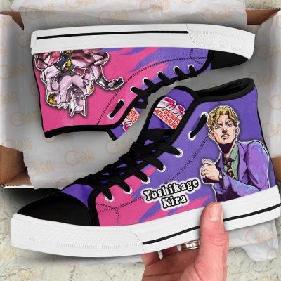 JJBA JoJo’s Bizarre Adventure Yoshikage Kira High Top shoes