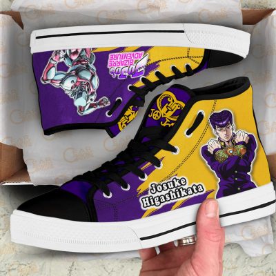 JJBA Jousuke Higashikata JoJo’s Bizarre Adventure High Top shoes
