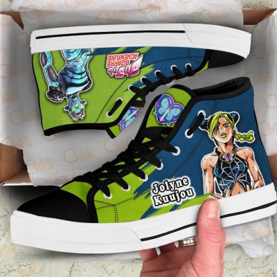 JJBA Jolyne Kuujou JoJo’s Bizarre Adventure High Top shoes
