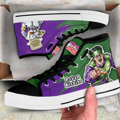 JJBA Rohan Kishibe JoJo’s Bizarre Adventure High Top shoes