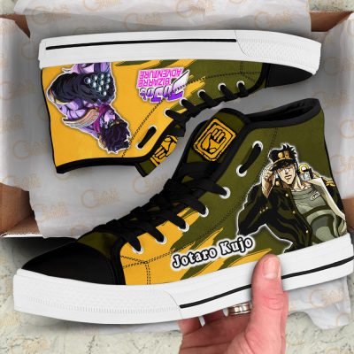 New Trending JJBA Jotaro Kujo JoJo’s Bizarre Adventure High Top shoes