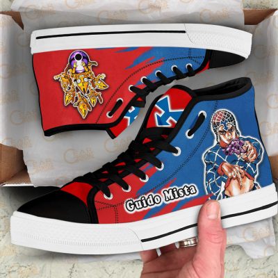 JJBA Guido Mista JoJo’s Bizarre Adventure High Top shoes