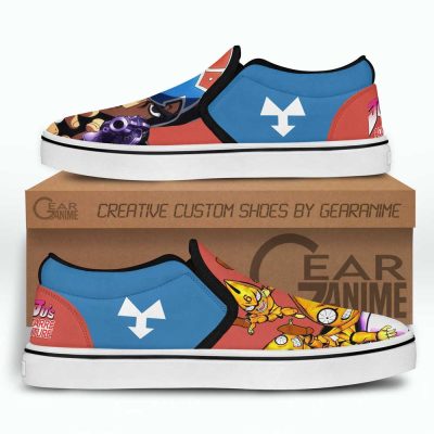 JJBA Guido Mista JoJo’s Bizarre Adventure Slip-On shoes