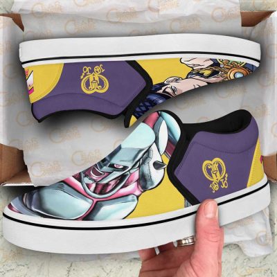 JJBA Josuke Higashikata JoJo’s Bizarre Adventure Slip-On shoes