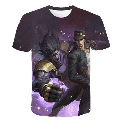 NEW Summer Jojo’s Bizarre Adventure 3D Printed T-shirt