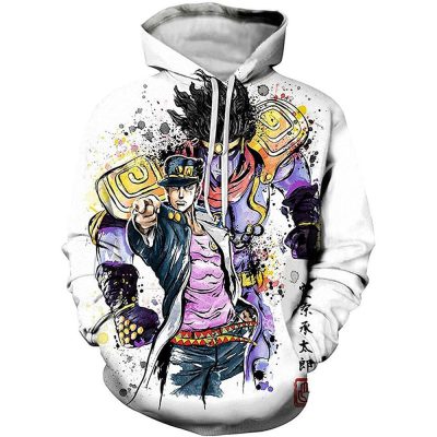 Streetwear Jojo’s Bizarre Adventure 3D Printed Hoodie