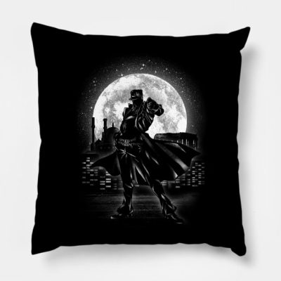 JJBA Kujo Jotaro Moonlight Bizarre Throw Pillow