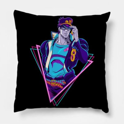 Jojo’s Bizarre Adventure Jotaro Kujo Throw Pillow