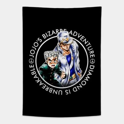 Jojo’s Bizarre Adventure Josuke And Koichi Tapestry