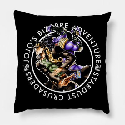 JJBA Anime Jotaro Kujo Throw Pillow