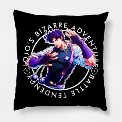 JJBA Anime Joseph Joestar Throw Pillow