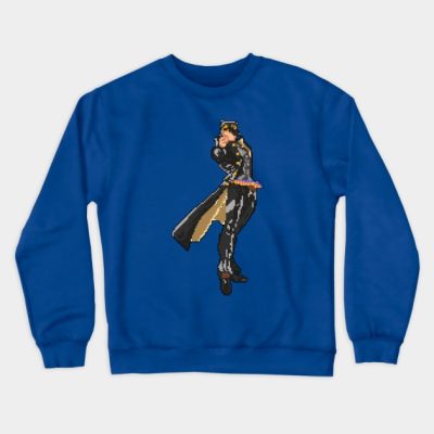 JJBA Pixel Jotaro Kujo Crewneck Sweatshirt