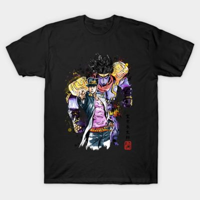 Jojo’s Bizarre Adventure Jotaro Watercolor T-Shirt
