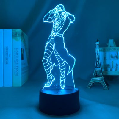 3d Anime Jojo’s Bizarre Adventure Risotto Nero Led Lamp