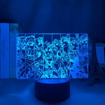 JoJo Bizarre Adventure Decor Led Lamp