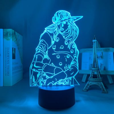 JoJo Bizarre Adventure Gyro Zeppeli Led Lamp
